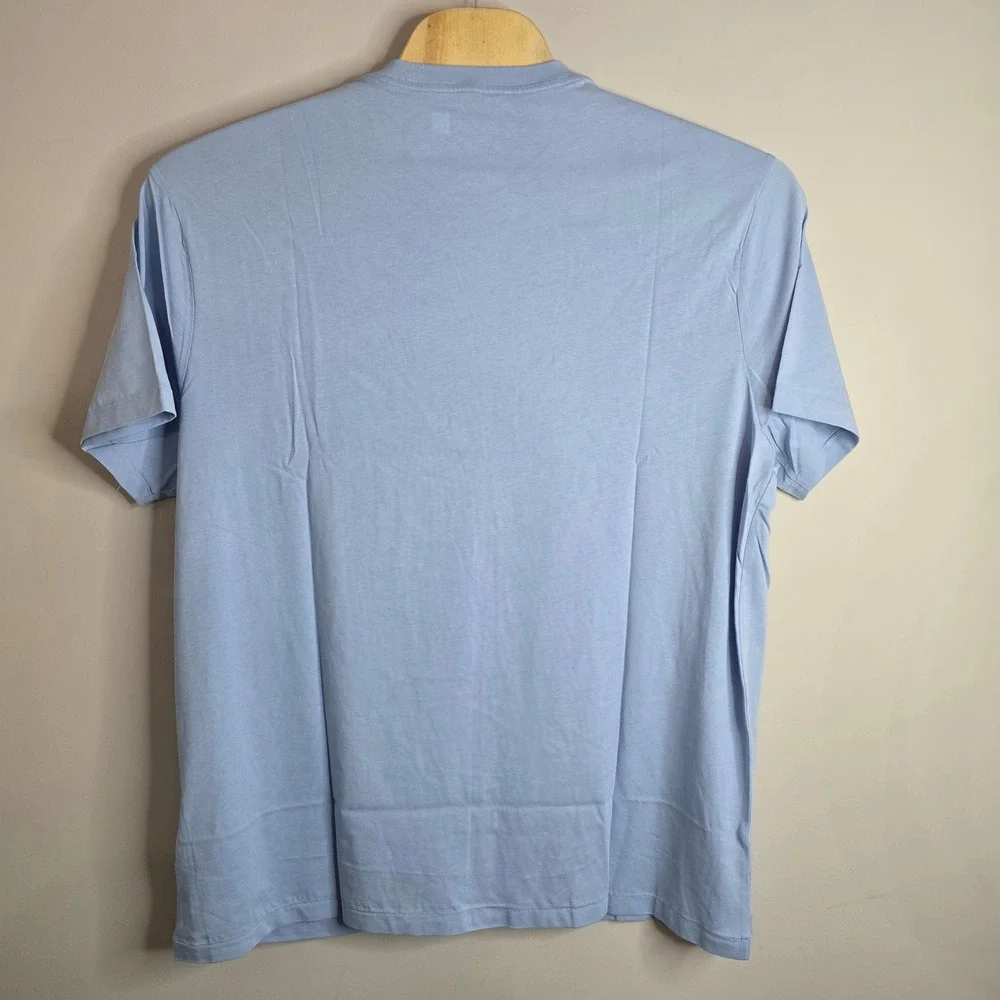 Polo Ralph Lauren Mens 2XB Light Blue Cotton Pocket T-Shirt NWT 711704248132